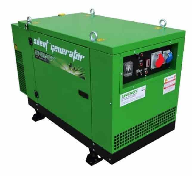 Stromaggregat Energy EY-12,5TDE-S 3000 U/min mit Elektrostart und Schallverhaubung