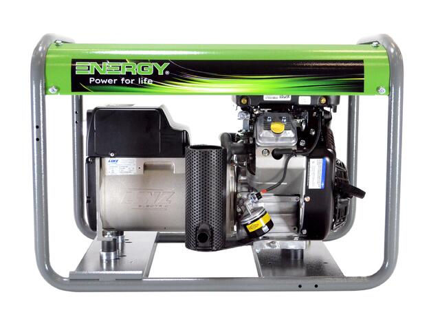 Stromerzeuger Benzin 10kVA 230V 50Hz
Benzinmotor Briggs & Stratton 16PS, Seilzugstart, 8,5 Liter Tank
LINZ Generator mit AVR Regelung
leichter Rohrrahmen, Steckdosen CEE 230V 32A 2P+T, CEE 230V 16A 2P+T